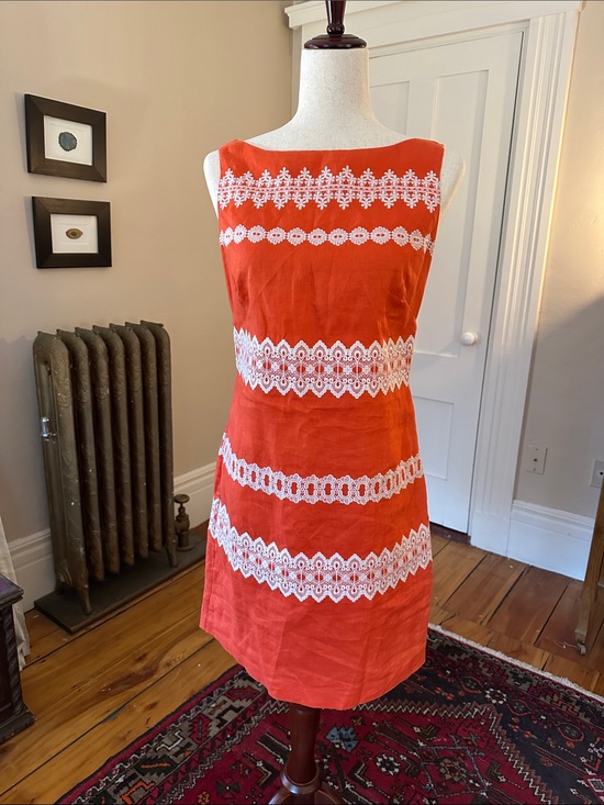coast Dresses & Skirts - Mod Linen Boatneck Sleeveless Mini Dress